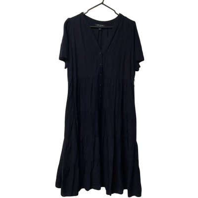 Womens Forever New Curve Size 18 Maxi Dress Black  