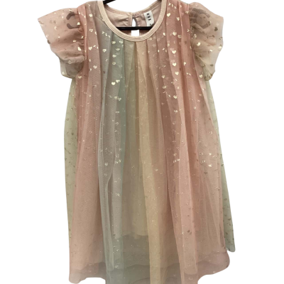 Huxbaby Kids  Size 5 Rainbow Tulle Dress