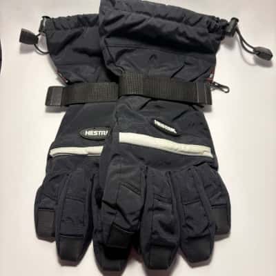 Hestra Black Size 8 Ski Gloves 