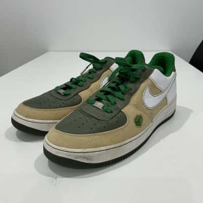  Mens  Nike Air Mr Baltimore Size 14 Sneakers Brown / Green / White 