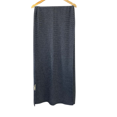  Womens One Size Cashmere Wool Blend Scarf Grey 