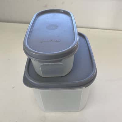 Tupperware Grey Plastic Container 