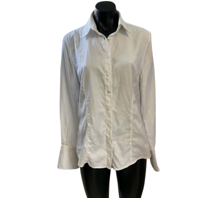 R.M. Williams Womens  Size 10 Blouse White 
