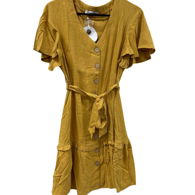 DRESS HOUSE MUSTARD HOUSE. SIZE 8