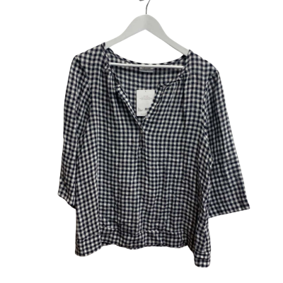 Sussan Womens  Size M Long Sleeve Top Checked 