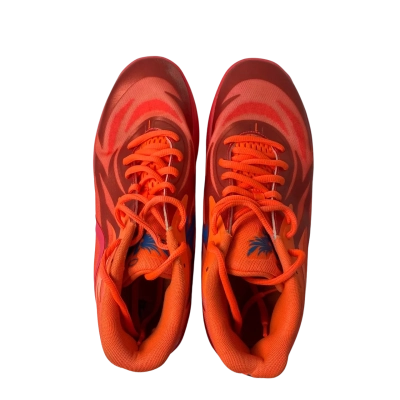 M.E.L.O Mens Basketball Shoes Size 45 Orange 