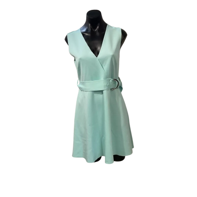 White Closet Womens  Size 10 Casual Dress Teal 