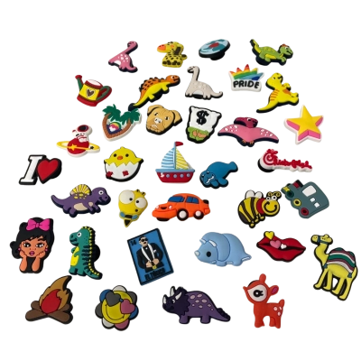  Kids animals/food jibitz 