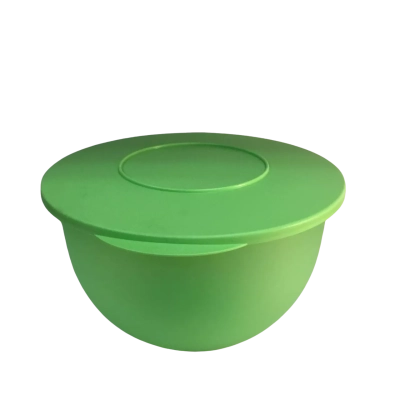 Tupperware Green Mixing Bowl With Lid Made in Korea