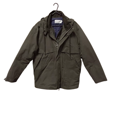 RM Williams Mens  lSize XL 2-in-1 Front Zipper / Hood Jacket / Winter Jacket Blue / Green / Khaki / Olive 