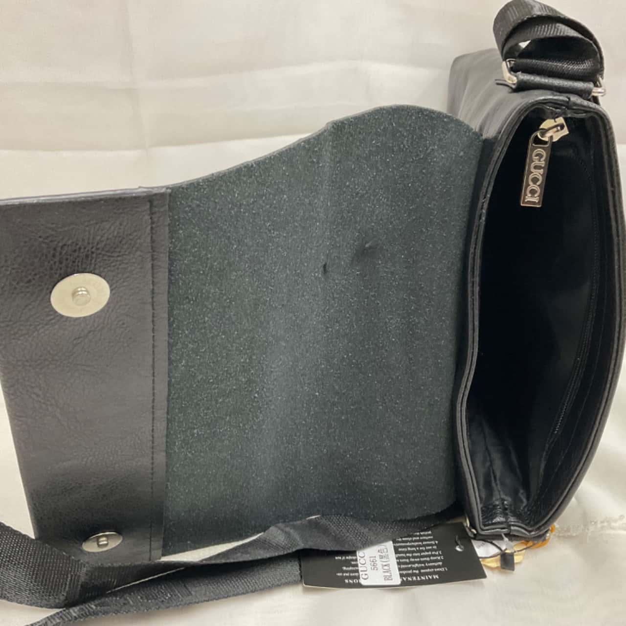 cc 24s31 shopping bag blue black sequins black hardware