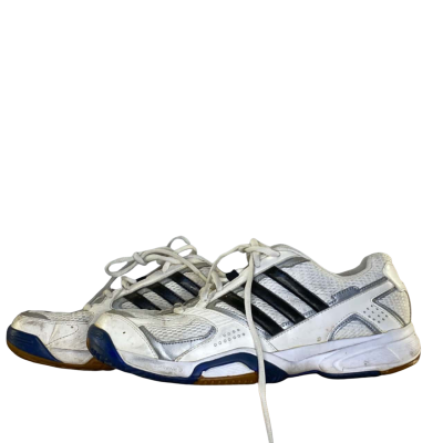  Mens  Size 8.5 Sneakers Black  / Blue / Off White / Silver 