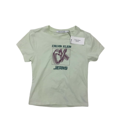 Calvin Klein Jeans Kids Canary Green Size Small T-Shirt - BNWT - RRP$59.99
