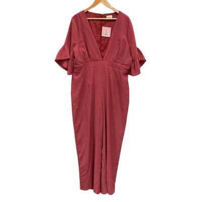 Showpo Paprika La La Land Jumpsuit Size 18