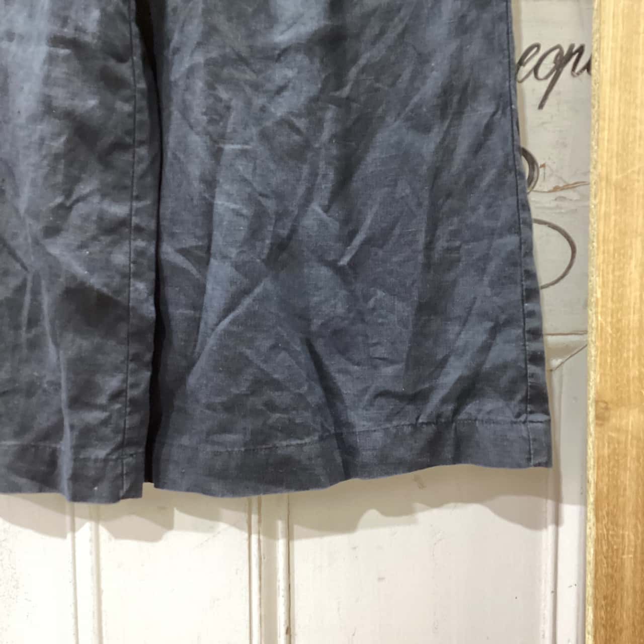 Sportsgirl Brand! STUNNING LINEN PANT Womens Size 10 Wide Leg Black (s)