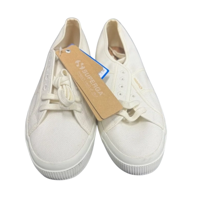 Superga Womens  Size 10.5 Sneakers Cream 