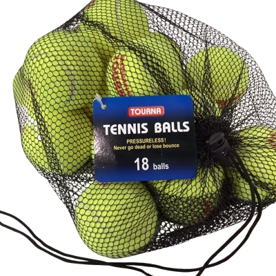 NEW - Tourna 18 Pressureless Tennis Balls