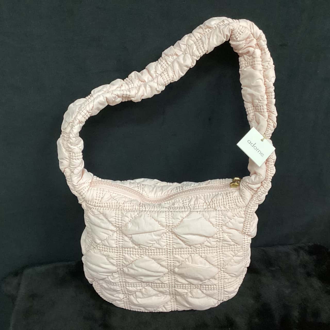 Adorne Clementine Contrast Shoulder Bag in Off White AXD1871 main image 0