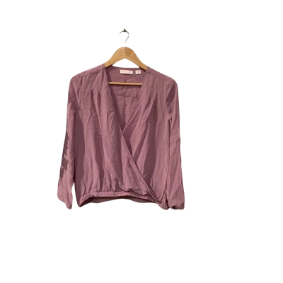 Sass & Bide Womens  Size 8 Blouse / Long Sleeve Top Purple 