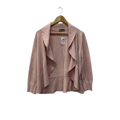 Jacqui-E Womens  Size XL/16/18 Cardigan Pink  