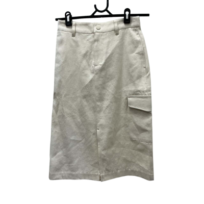 David Jones Women's  Size 10 Midi Skirt Cream  