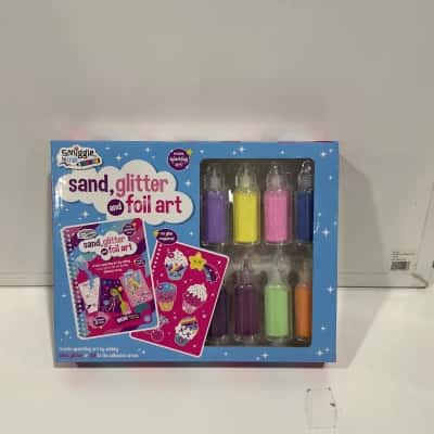 Smiggle sand glitter and foil art craft kit 