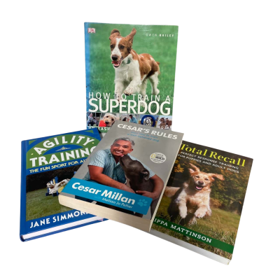 Popular Dog Training Books x 4