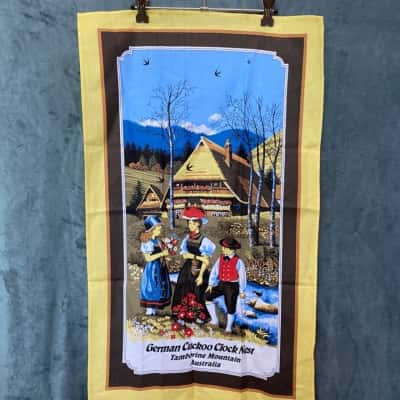 Tea Towel- German Cuckoo Clock Nest 