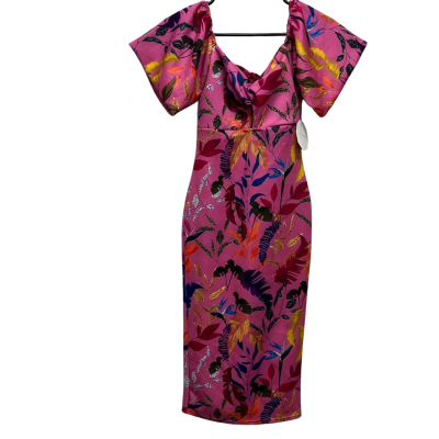  Outrageous Fortune Women's  Size 10 Midi Dress Floral 