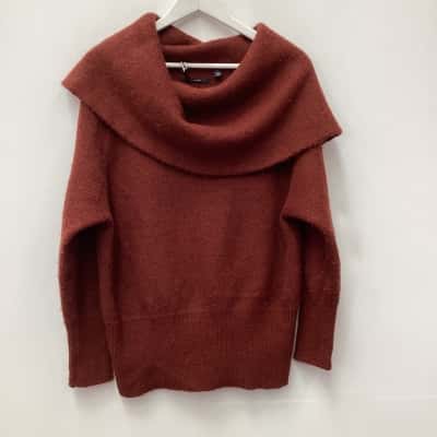 Size Small, Country Road Womens  Jumper Rust colour 