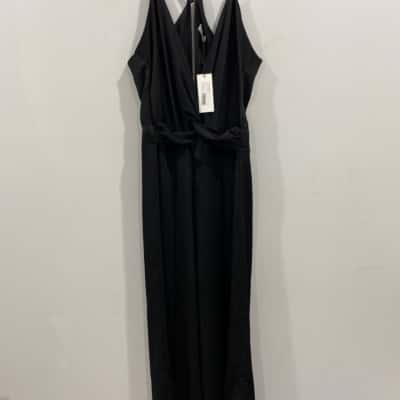 BNWT SHEIKE jumpsuit  Size 16 Black  RRP $159.95