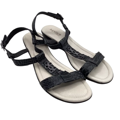 Diana Ferrari Supersoft Womens  Size 11C Sandals Black  