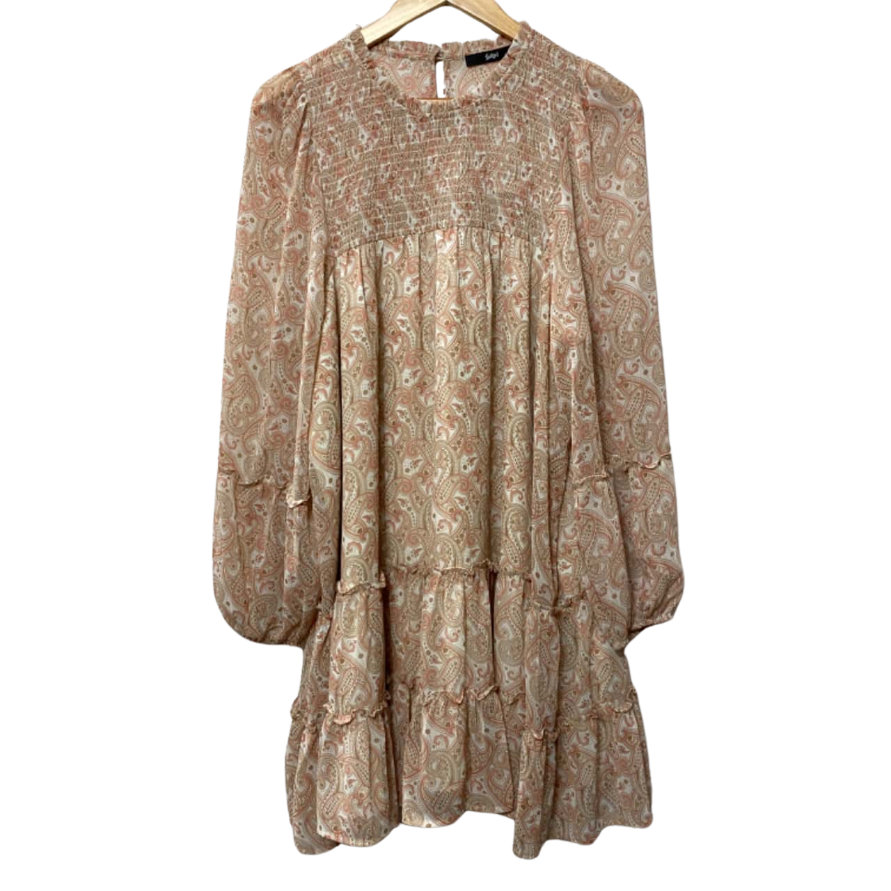 Mother's Day SALE* Women's Sportsgirl Size 14 Long Sleeve Paisley Mini Dress,  BNWT(s)