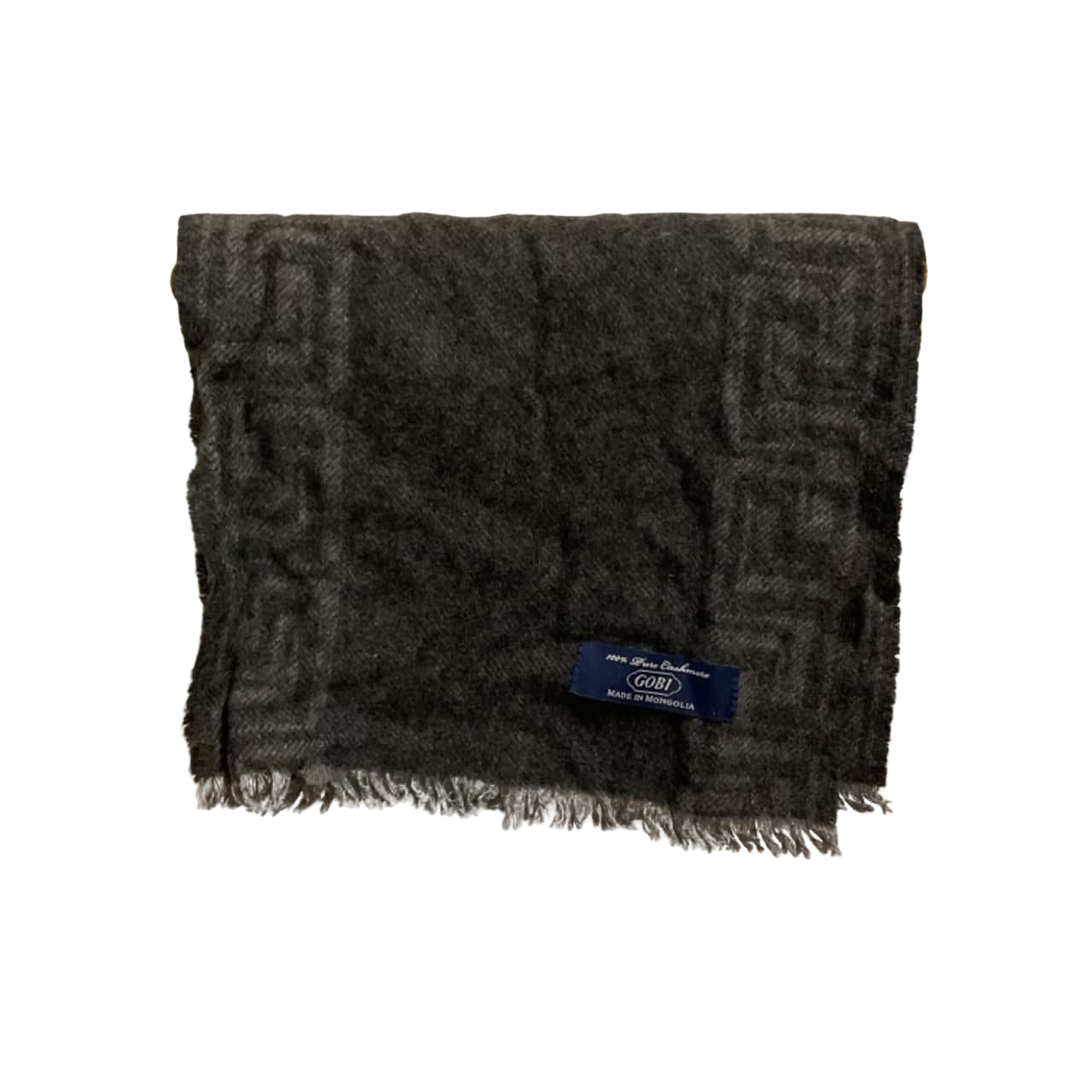 Casablanca Men's Monogram Fluffy Scarf Grey
