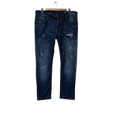 Diesel Tepphar Mens  Size 36 Slim Fit Jeans Navy Blue 
