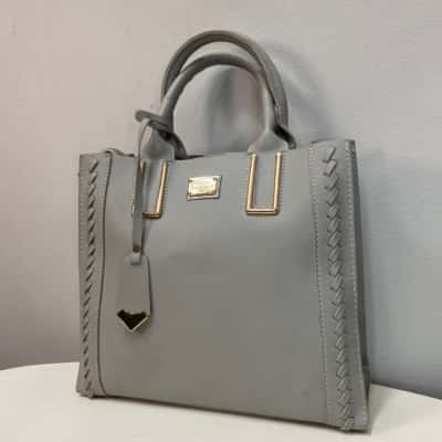 Velina Fabbiano Womens Medium Handbag Grey 