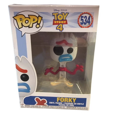 Funko Pop! 534 Toy Story 4 “Forky” Vinyl Figure.    CAB