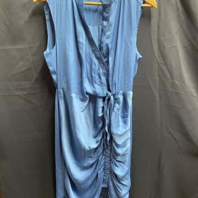 Wayne Cooper Womens Size 12 Blue Dress