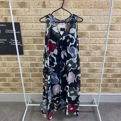 Sara Womens abstract print dress Size 14 