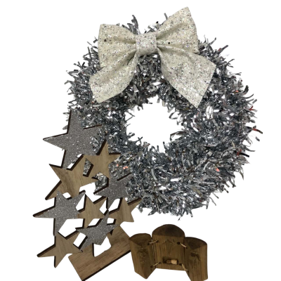 Christmas Decorations Wreath/Xmas Tree/Nativity