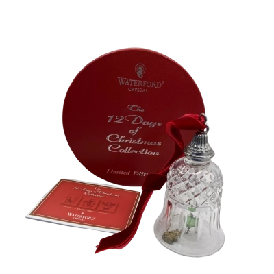 Waterford Crystal Bell - 12 Days of Christmas Bell - 8th Day "Maids a-Milking "