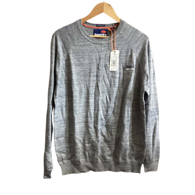 Superdry Mens  Size XXL Jumper Grey 