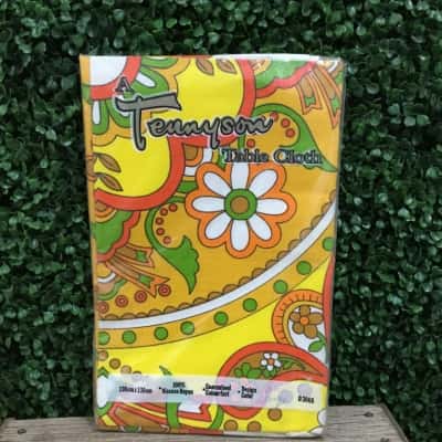 Vintage floral pattern Tennyson Tablecloth in pkt