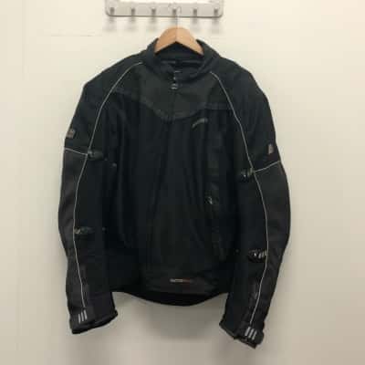 Motodry Mens  Size XXL Biker Jacket Black  