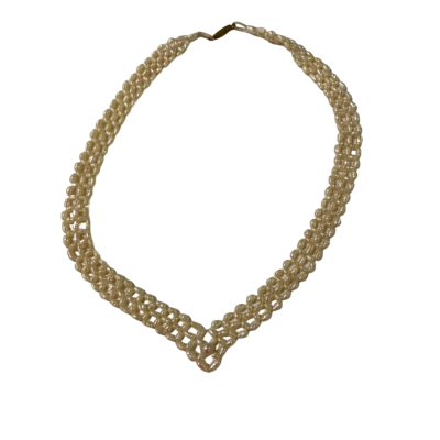 Freshwater Rice Pearl Necklace 