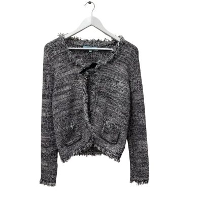 Sambag Womens  Size XS Dress Evening Jacket Black  / Silver / White 
