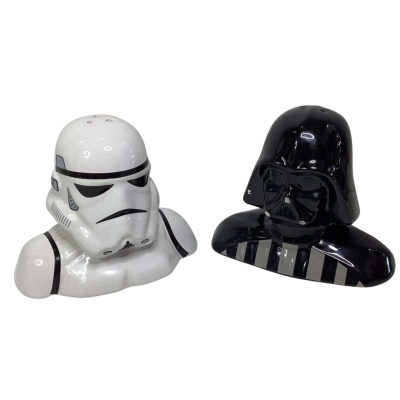 Star Wars Darth Vader & Stormtrooper Sculptured salt/pepper shaker