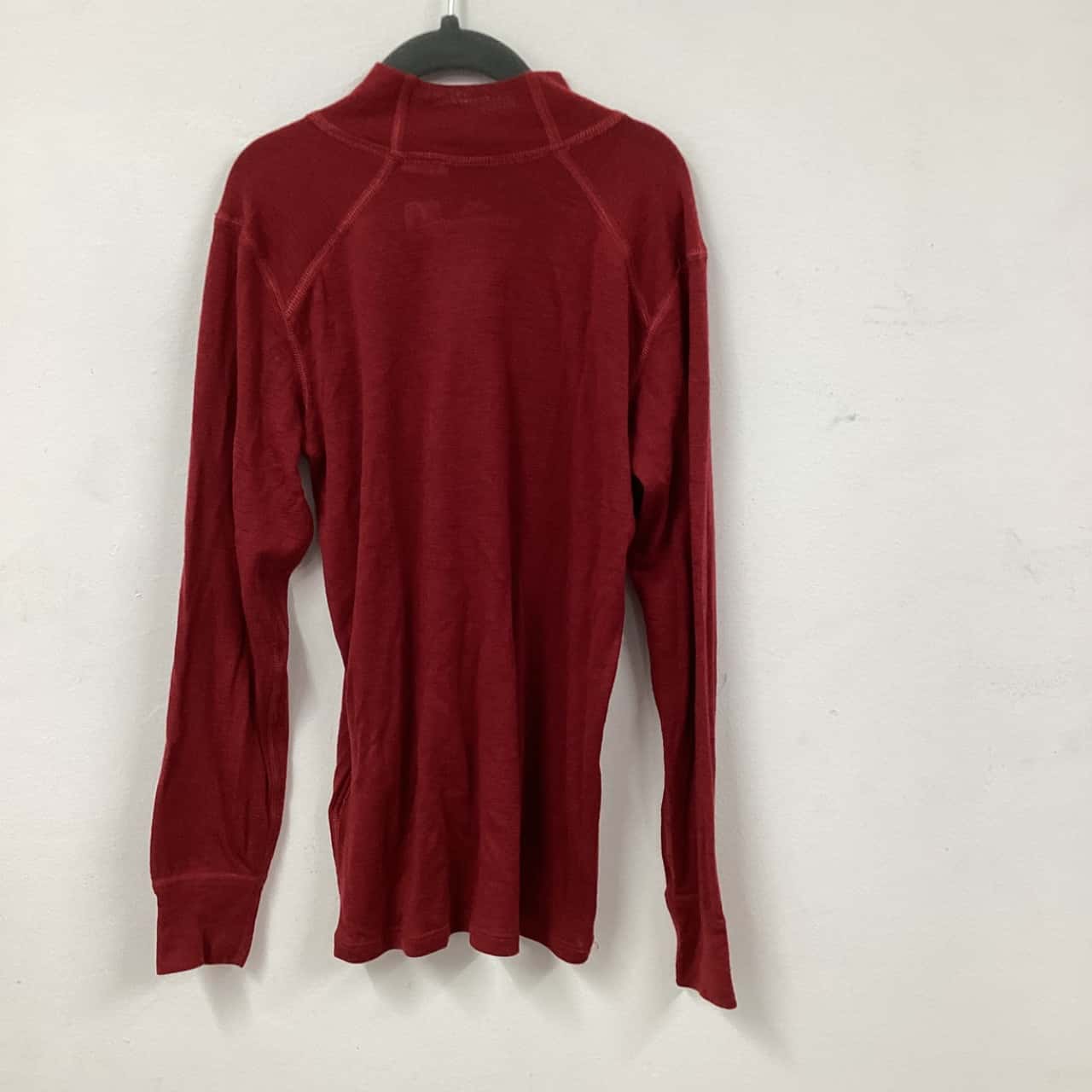 Kathmandu Kids 100 merino zipneck top maroon EUC(s)