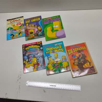 Simpsons & Futurama Comics Book Lot Bart Simpson Crossover Crisis 6 Books