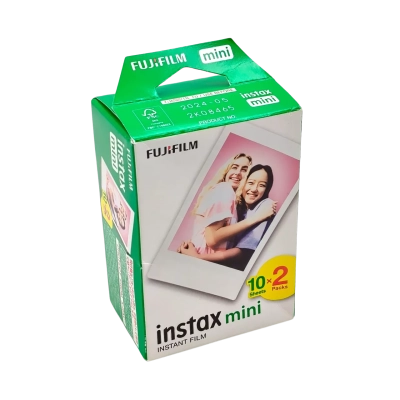 Sealed/New Old Stock Fuji Instax Mini Instant Film 10 Sheets x 2 Packs Best Before/Use By Date: 2024 - 05  (camera)